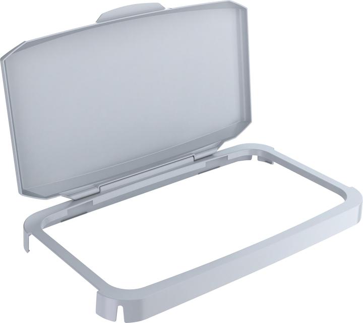 Actual product image Durable Hinged lid PP grey W510xD285mm suitable for waste bin 60 l food-safe (60 l)