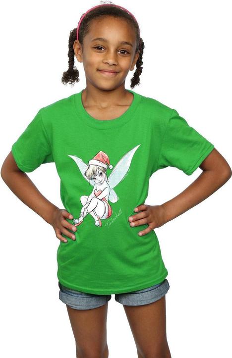 Immagine prodotto Disney Tinkerbell Christmas Fairy Maglietta Ragazze (140, 146)