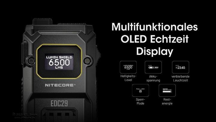 Actual product image Nitecore EDC29 (13.30 cm, 6500 lm)