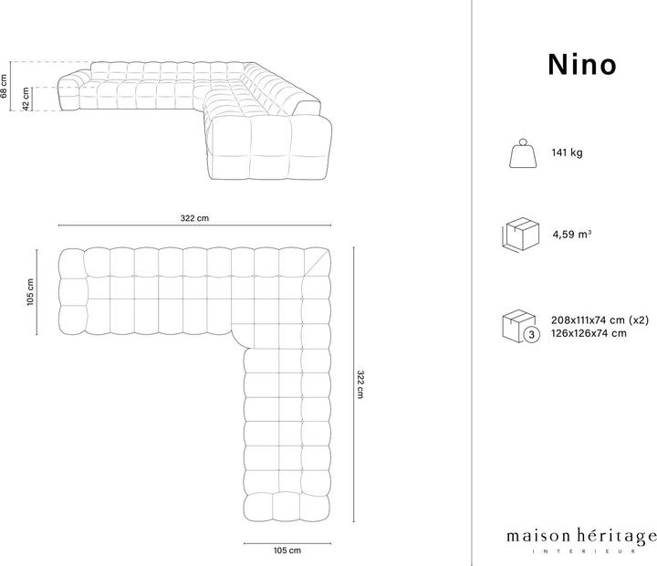 Produktbild Maison Heritage Nino (Ecksofa)