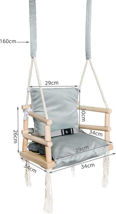 Produktbild Holzecke Gitterschaukel grün 3 in 1