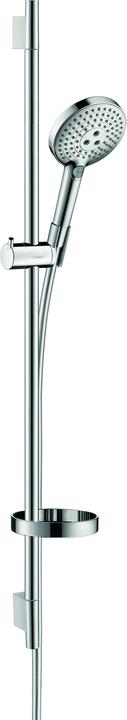 Produktbild hansgrohe Raindance Select S Duschset 120 3 Strahlarten mit Duschstange 90 cm und Seifenschale (3 Strahlarten, 15 l/min)