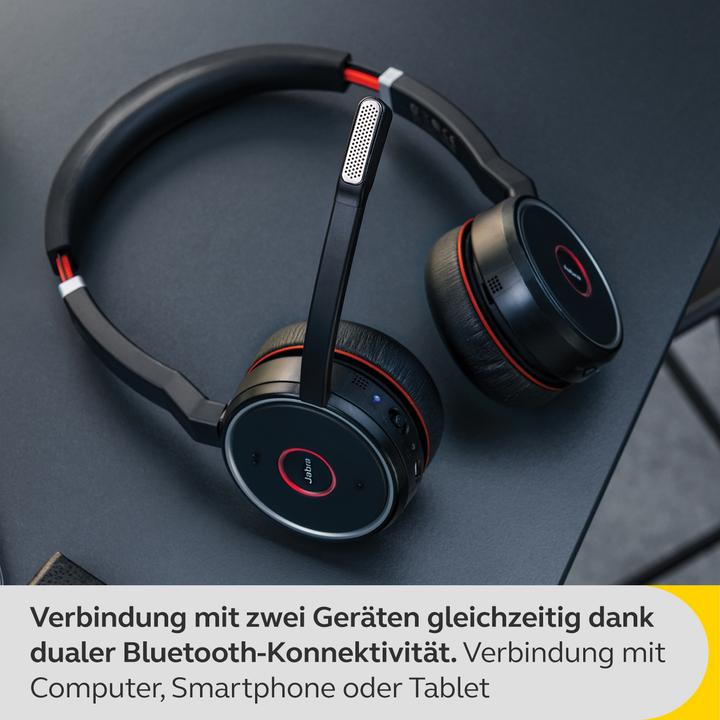 Actual product image Jabra Evolve 75 SE Duo inkl. Link 380 (Wireless, USB-A)