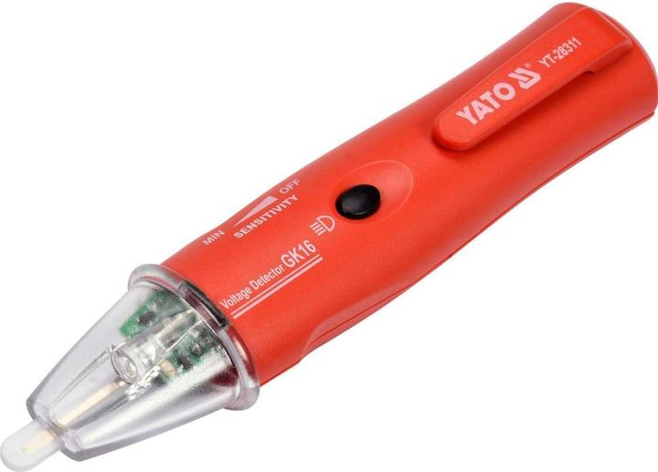 Produktbild Yato Profi Spannungsprüfer kontaktlos mit einstellbarer Empfindlichkeit AC 5-1000V YT-28311