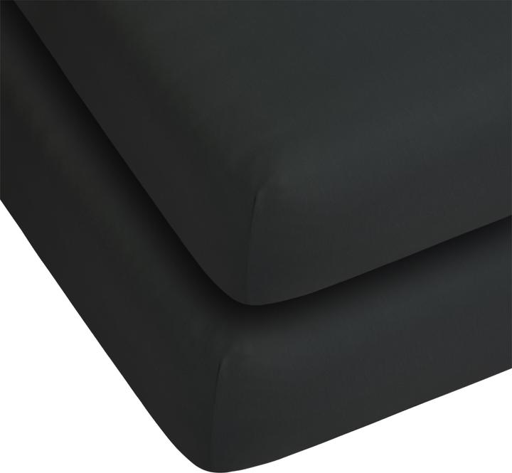 Produktbild Aspero 2 x Spannbettlaken aus Baumwolle (140, 160 x 200 x 25 cm)