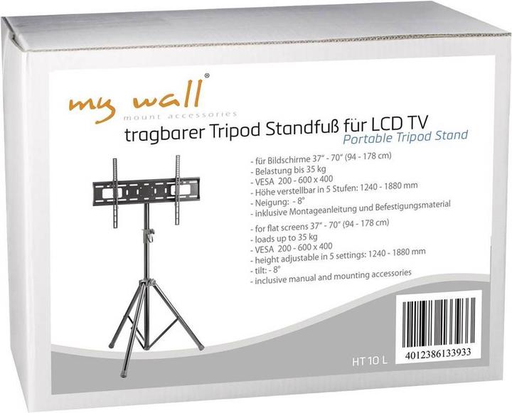 Actual product image myWall HT 10 L TV stand 94.0 cm (37" 177.8 cm (70" Tiltable (Universal, 70", 35 kg)