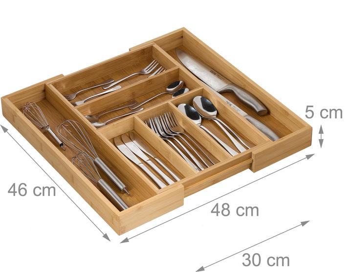 Actual product image Relaxdays Cutlery tray