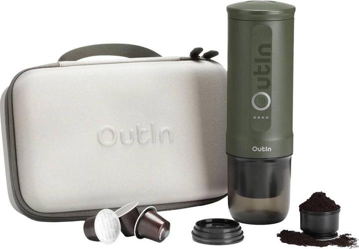 OutIn Nano espresso machine forest green