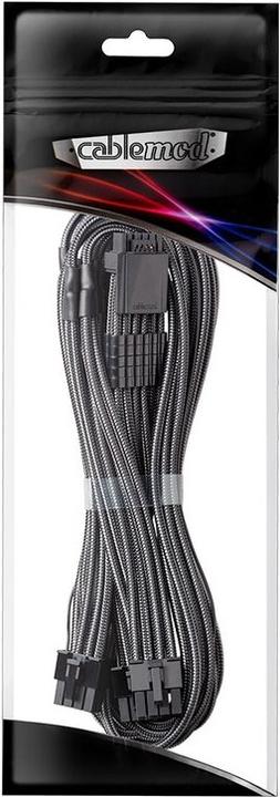 Produktbild CableMod C-Series Pro ModMesh 12VHPWR auf 3x PCI-e Kabel für Corsair - 60cm, carbon