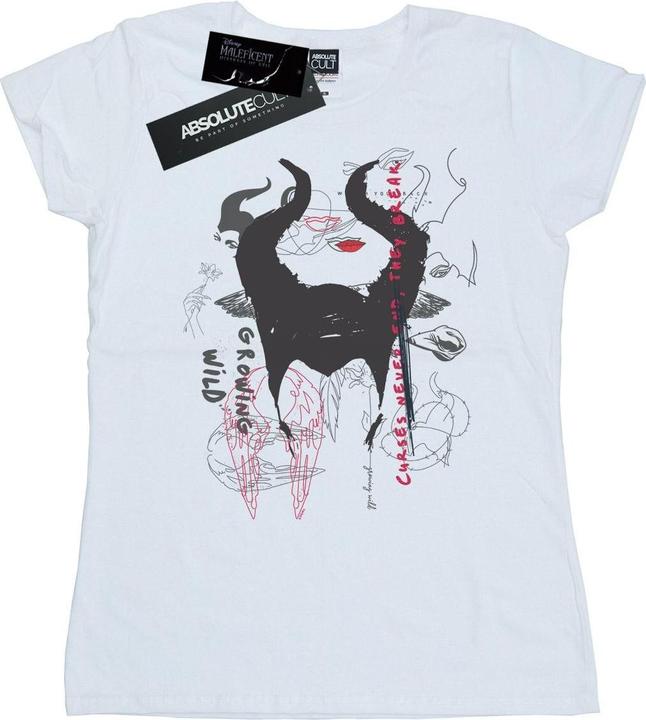 Disney Maleficent Mistress Of Evil Growing Wild Horns Collage TShirt (S)