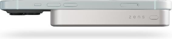 Actual product image Zens Slim Qi2 Al Powerbank10.000mAhWhite (10000 mAh, 38.70 Wh)