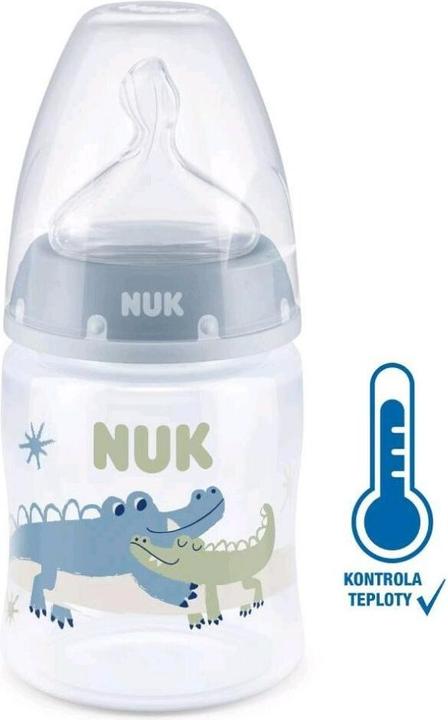Produktbild NUK Babyflasche First Choice Temperature Control 150ml blau (150 ml)