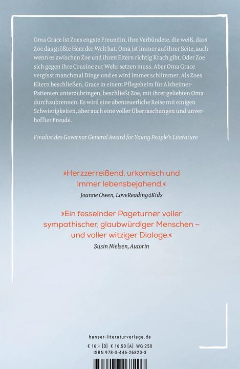 Image du produit Zoe, Grace und der Weg zurück nach Hause (Allemand, Allan Stratton, 2020)