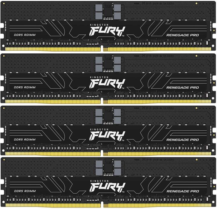 Actual product image Kingston D5128GB 4800-36 Renegade PRO ECC K4 KFY KF548R36RBK4-128 (4 x 32GB, 4800 MHz, DDR5 RAM, DIMM)