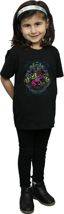 Immagine prodotto Neon Hogwarts Crest Maglietta Ragazze (140, 146)