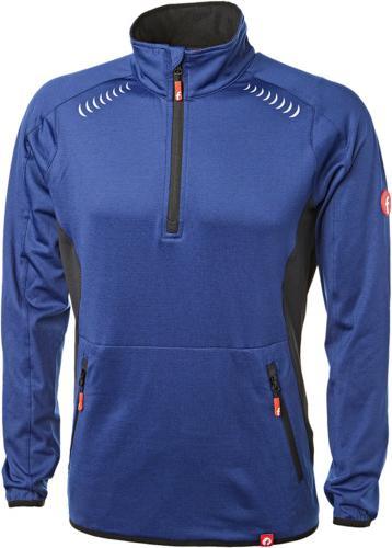 Produktbild Magni Tech-Fleecepullover kornblau/schwarz meliert Gr. S Fortis Elements (S)