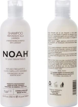 Produktbild Noah For Your Natural Beauty Strengthening Shampoo Hair 1.3 szampon wzmacniający do włosów Lavenda (250 ml, Flüssiges Shampoo)