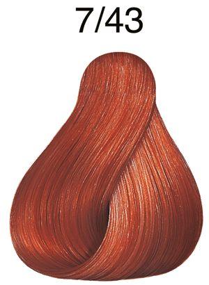 Image du produit Wella Touche de couleur rouge vif (7/43 blond moyen blond rouge-or)