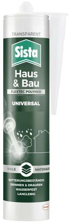 Image du produit Sista Maison & Bâtiment Universel transparent 280g (0.46 kg, Transparent, 280 ml)