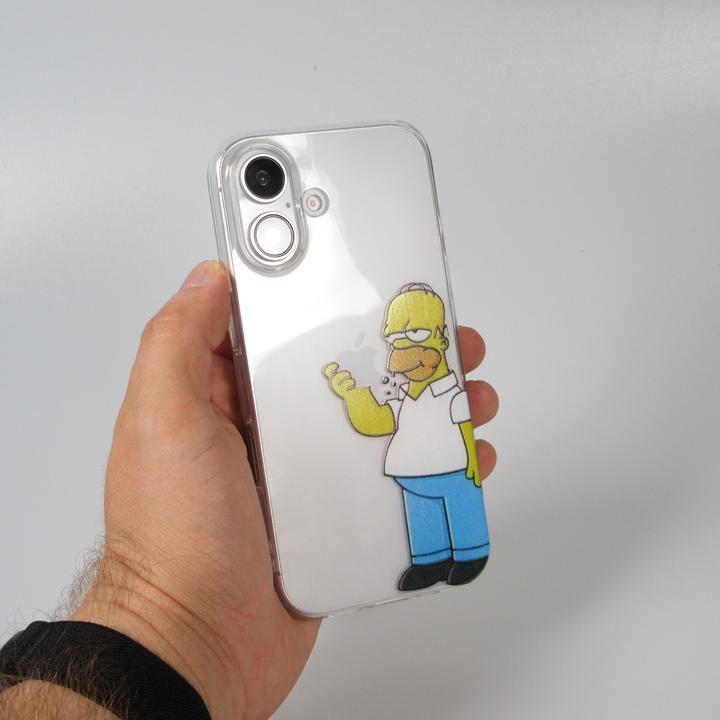 Actual product image PhoneLook Cover rubber cartoon Homer Simpson (Apple iPhone 16)