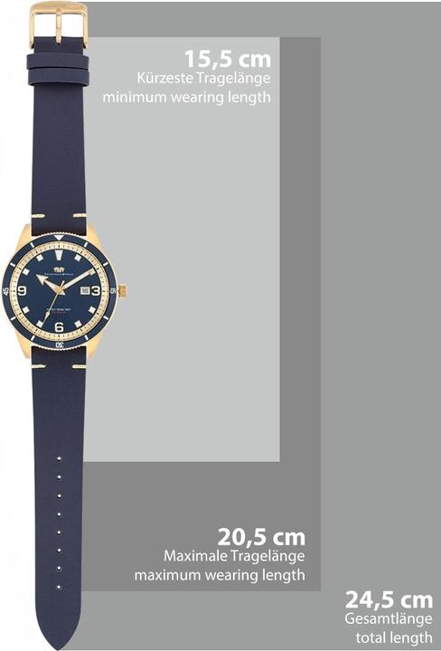 Actual product image Men's watch Vintage II - 34430 (Analogue wristwatch, 42 mm)