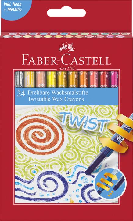 Image du produit Faber-Castell Crayons de cire (Multicolore, 24 x)