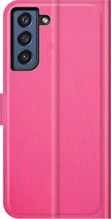 Produktbild Cover-Discount Galaxy S21 FE - Leder Etui Hülle pink (Samsung Galaxy S21 FE)