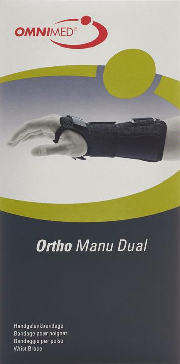 Actual product image Omnimed Ortho Manu Dual Wristba S black (S)