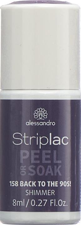 Immagine prodotto Alessandro Striplac Peel o Soak - Ritorno agli anni 90! (Porpora, Grigio, Smalto pelabile)
