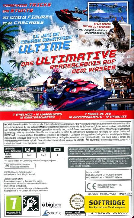 Produktbild Bigben Aqua Moto Racing Utopia (Switch, Multilingual)