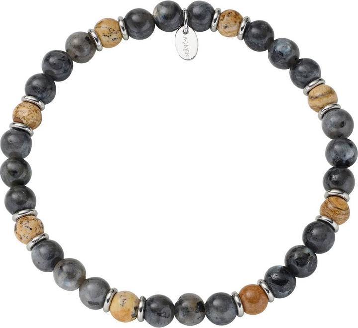 Amen Agate Steel Armband (Edelstahl)