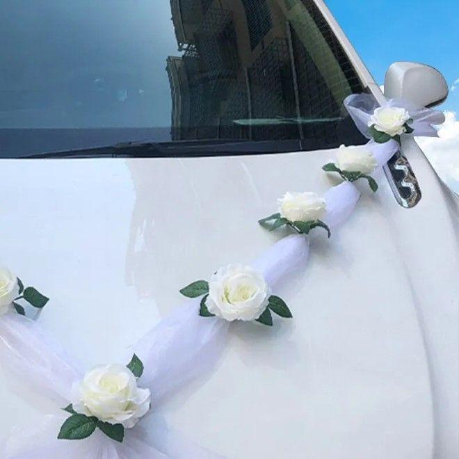 Produktbild MU Style Kunstblumen Hochzeit Auto