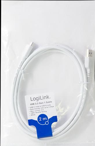 Produktbild LogiLink USB C – USB A (0.50 m, USB 3.0)