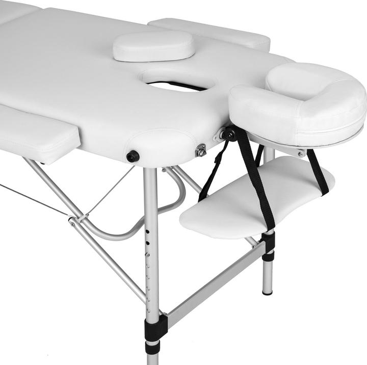 Actual product image tectake Massage table 3 zone with carry back and bolsters