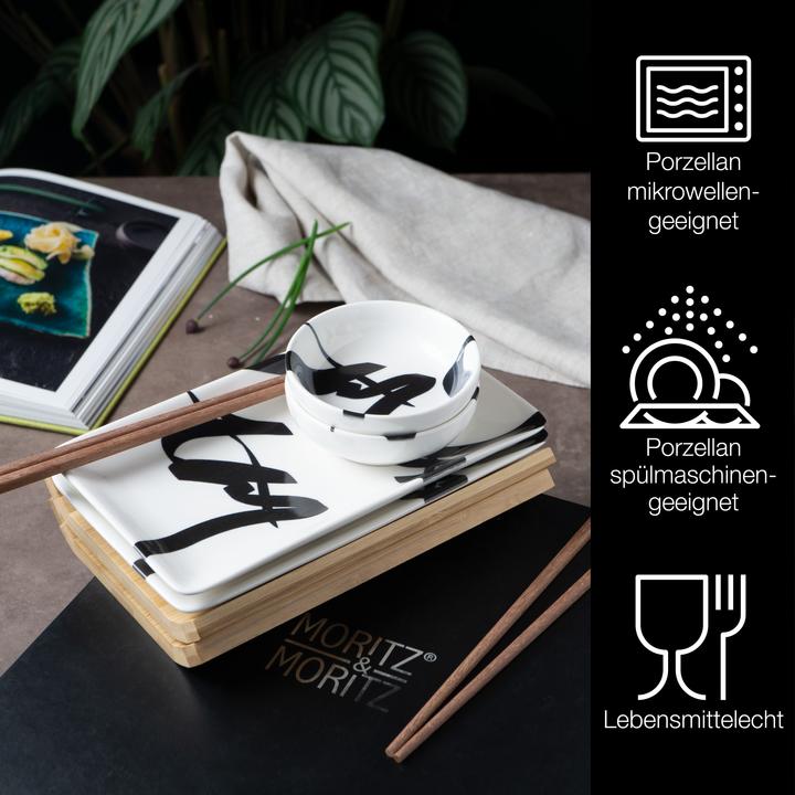 Immagine prodotto Moritz & Moritz Set di stoviglie per sushi per 2 persone (10 Pezzo/i)