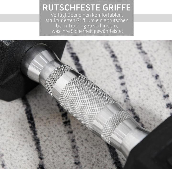Actual product image Homcom Sechseck-Hantel (2 x 10 kg)