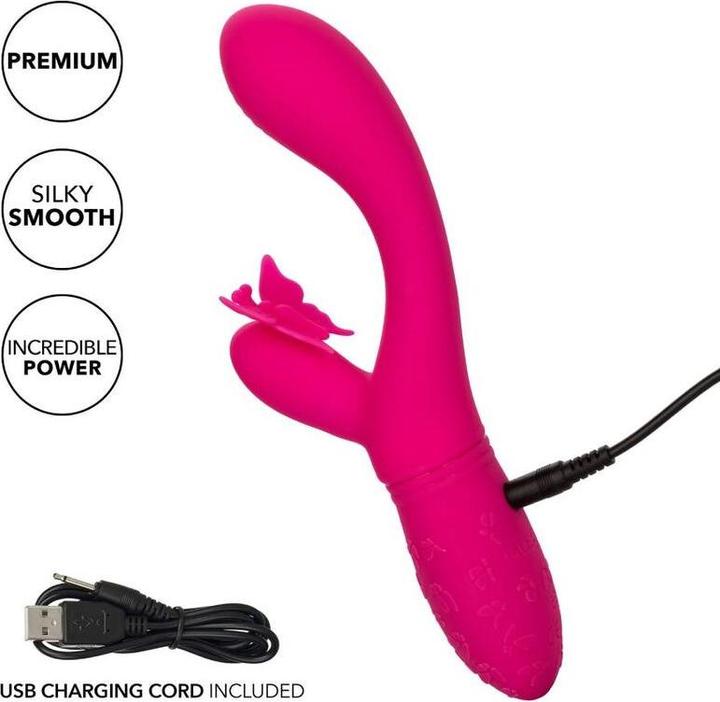 Actual product image CalExotics California Exotics Butterfly Kiss Flutter Pink