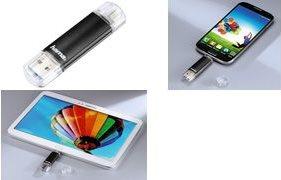 Immagine prodotto Hama Laeta Twin (64 GB, Micro USB, USB-A, USB 3.0)