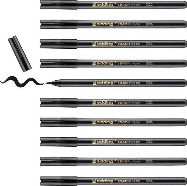 Actual product image Edding Brushpen 1340 (Black, 1 x)