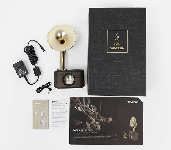 Produktbild Sangean WR-45X Gold Radio VHF (FM) AUX, Bluetooth Oplaadbaar Zwart, Goud (FM, VHF, Bluetooth)