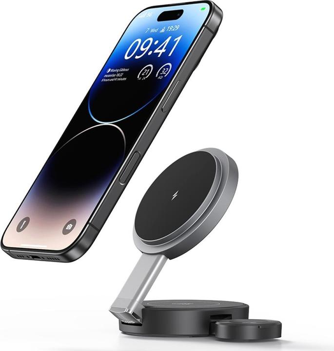 Image du produit Usams Foldable 3-in-1 15W Inductive Charge for Phone/Apple Watch/headphones CD234WXC01 (US-CD234) (15 W)