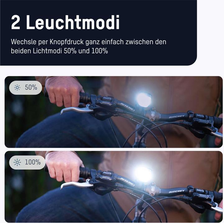 Image du produit Ansmann Kit déclairage de vélo (170 lm, 170 lm)