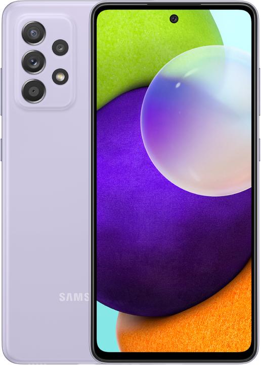 Samsung Galaxy A52 (128 GB, Lavender, 6.50", Dual SIM, 64 Mpx, 4G)