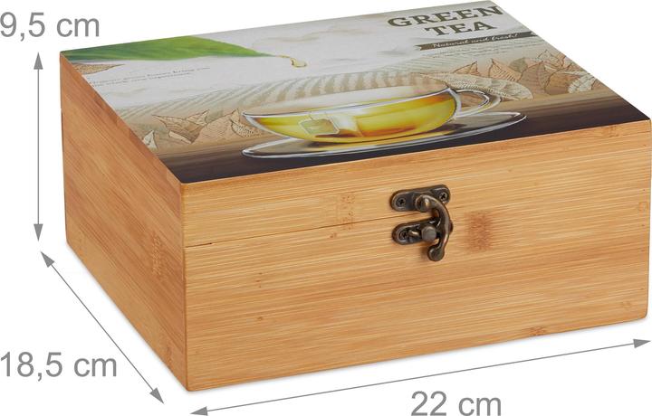 Actual product image Relaxdays Tea Box