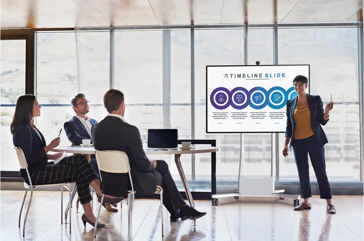 Actual product image Peerless AV SmartMount - cart for interactive flat panel - white - screen size: