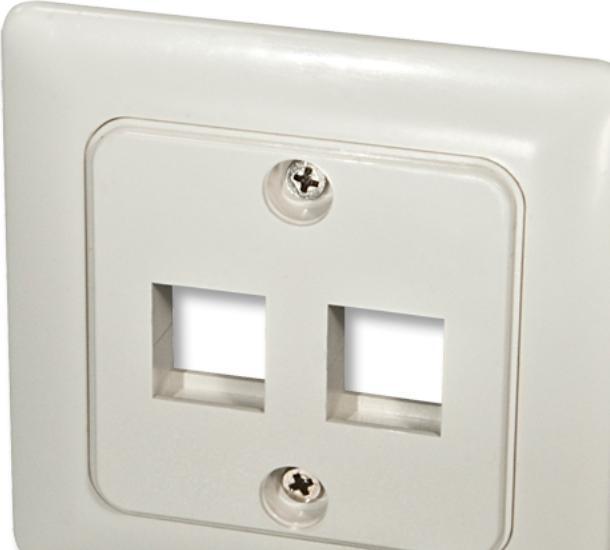 Lindy Wall junction box f.2 Keystone wall box DE with cover 80x80