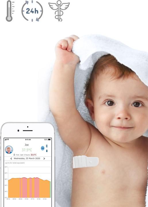Produktbild Tucky Smart Wearable (Achselhöhle, Mund, Rektal)