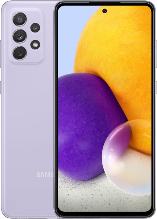 Samsung Galaxy A72 (128Â GB, Lavender, 6.70", Hybrid Dual SIM, 64Â Mpx, 4G)