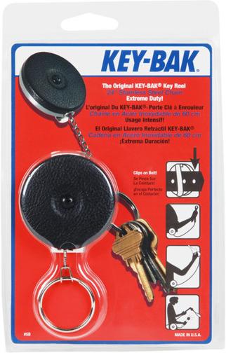 Actual product image Key-Bak Keychain