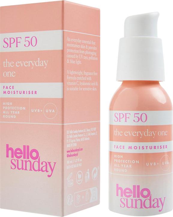 Immagine prodotto Hello sunday the everyday one Crema idratante per il viso SPF 50 (50 ml, Crema da giorno, SPF 50)